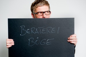 Foto C. Böge, schwarze Pappe, Schriftzug