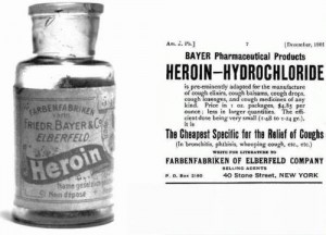 Bayer Werbung für Heroin von 1901